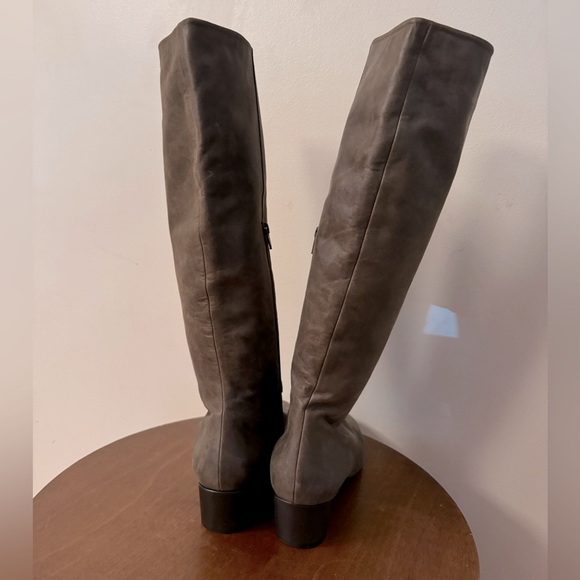 NWOT Coclico artisan boutique brand knee-high boots “Elon” khaki leather 41 10 - Picture 5 of 7